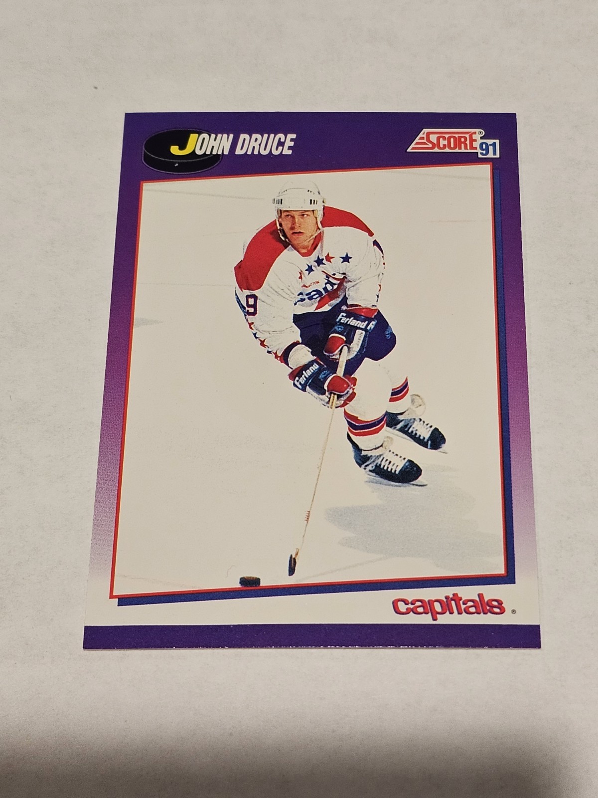 John Druce #180 1991-92 Score American Washington Capitals