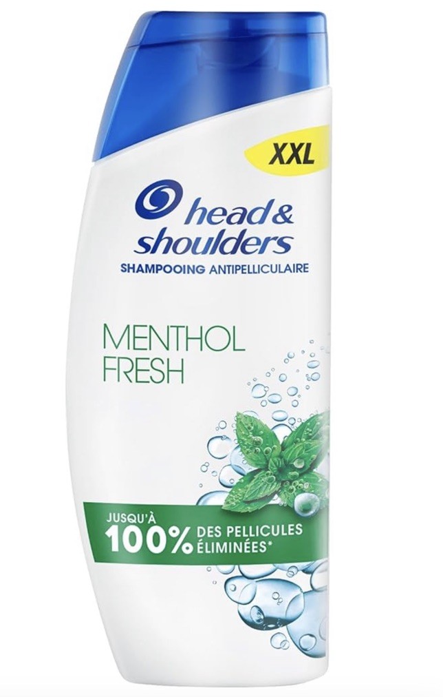 Dites adieu aux pellicules avec le lot de 3 shampooings Head & Shoulders menthol fresh 300ml