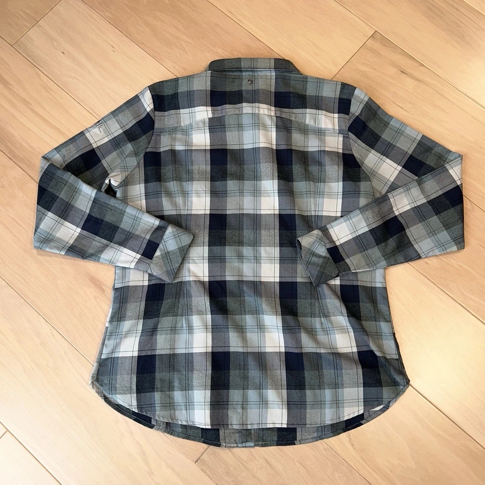 Camisa Kuhl Tess Franela Abotonada Manga Larga *Bordada Para Mujer XL Foto 4 de 4