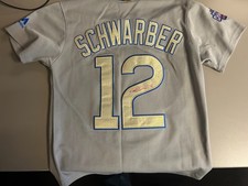 Kyle Schwarber Signed WS Jersey-Youth Small No COA