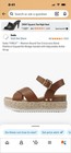 Soda women’s tan Canvas Espadrille Platform Sandals 7.5 with Leather Ankle Strap — photo 10