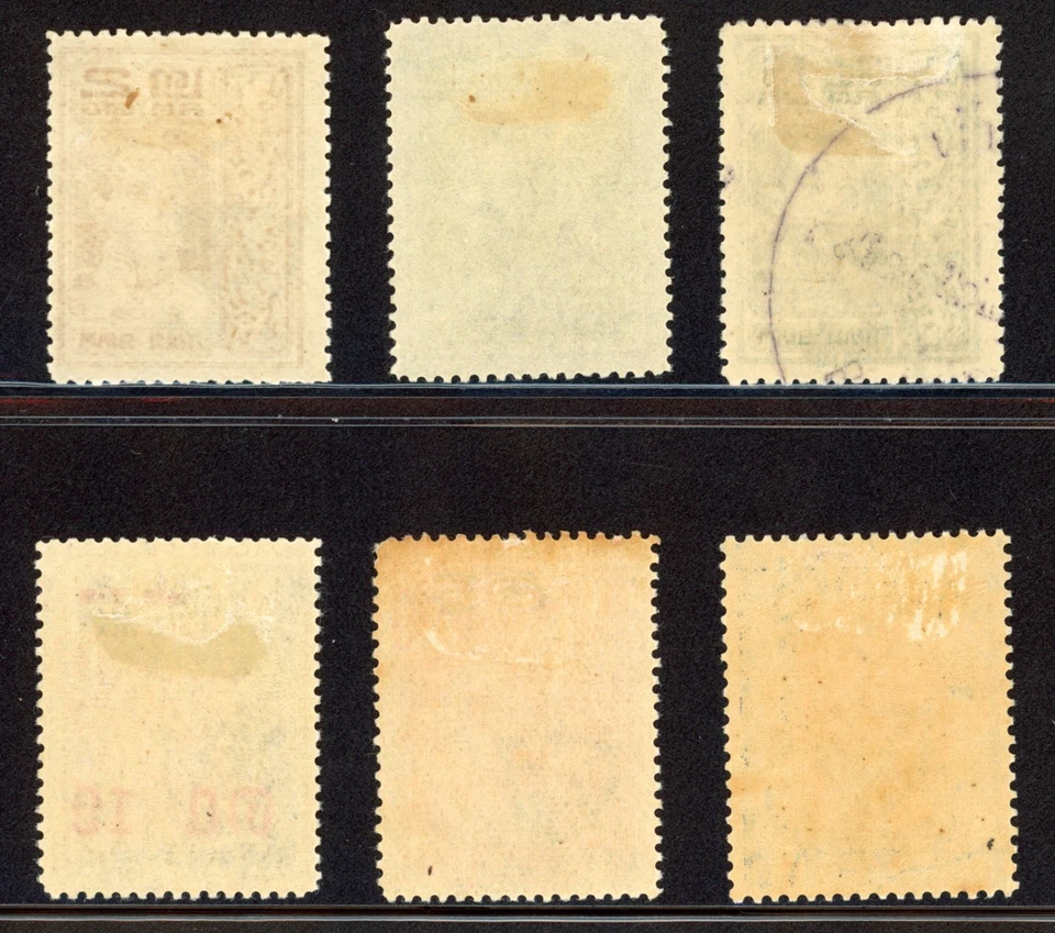 Cuerpo de Tigres Salvajes Tailandia 1920. Completo Sc# B12-B17 Como Nuevo En estado bastante bueno/Excelente Con Bisagras Escasas Foto 2 de 2