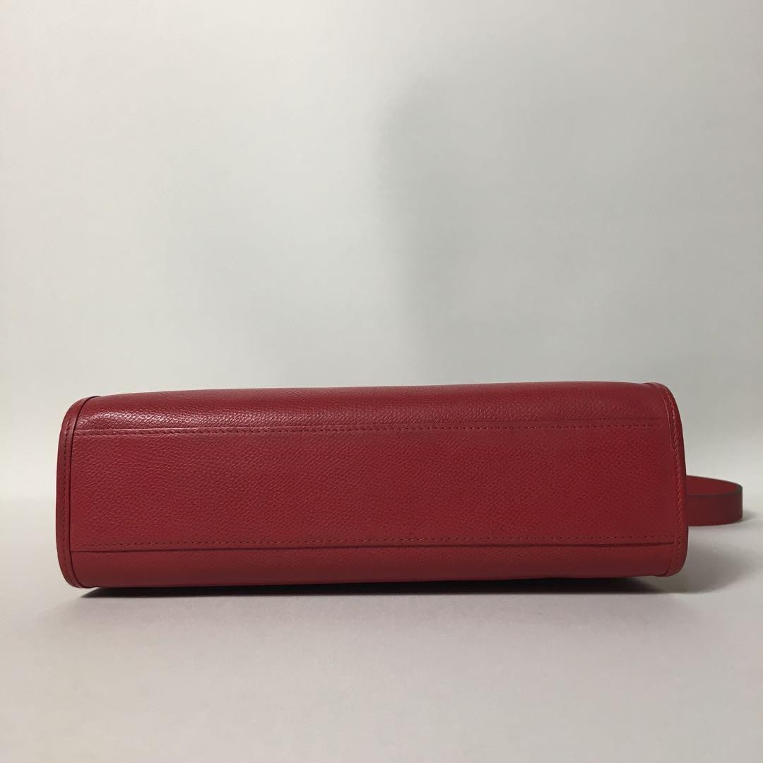 Borsa a tracolla Yves Saint Laurent tracolla pelle rossa usata originale ottima+ GIAPPONE