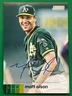 2020 Topps Stadium Club Matt Olson Auto