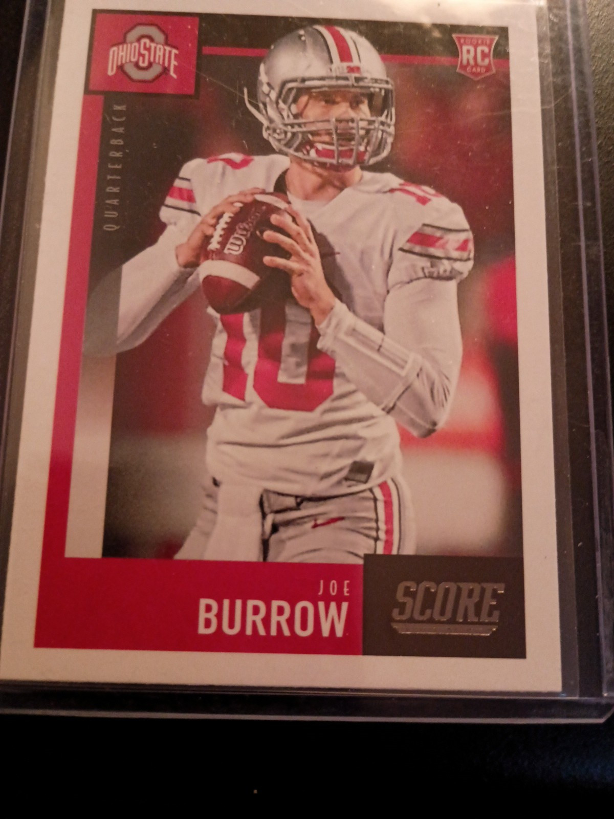 2020 Panini Score Joe Burrow Rookie Card RC #438 Ohio State