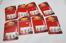 Command Small Wire Hooks Damage-Free Hanging 0.5 Lb 17067ES Lot of 8