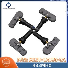 4x Tire Pressure Sensor For Ford F-250350 Super Duty Tpms 433mhz Ml3t-1a180-ca