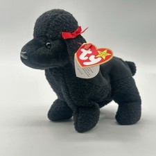 Beanie Baby Gigi Poodle Style 4191 Black DOB Apr 7, 1997 Retired Tag Errors