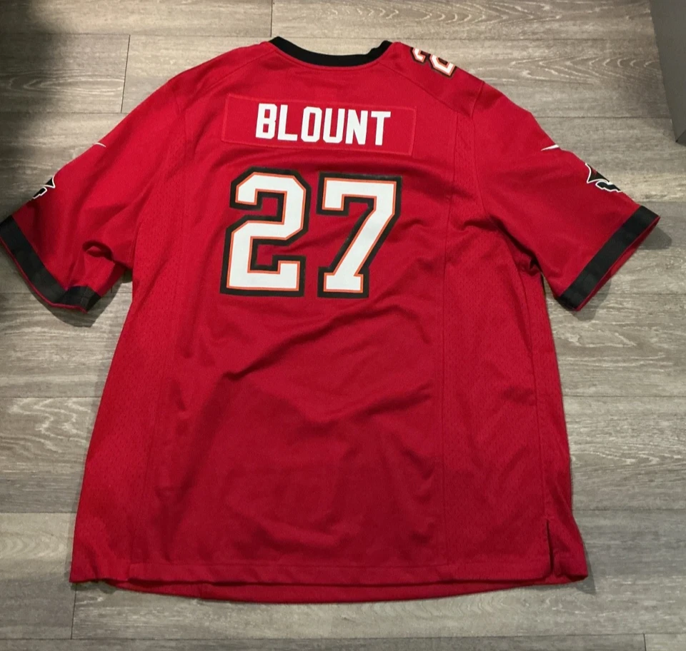 Nike Blount Tampa Bay Buccaneers Nike NFL On Field Jersey Hombres XXL Rojo #27 Foto 3 de 3