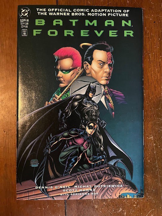 BATMAN FOREVER MOVIE ADAPTATION NEWSSTAND COPY DC COMICS 1995 VF/NM