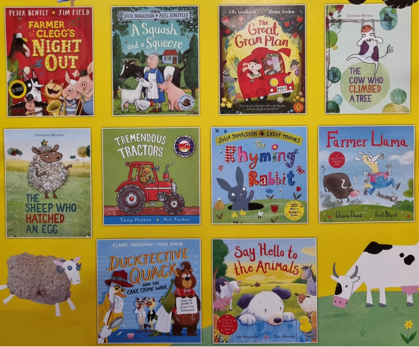 Fun On The Farm 10 Book Set Collection
