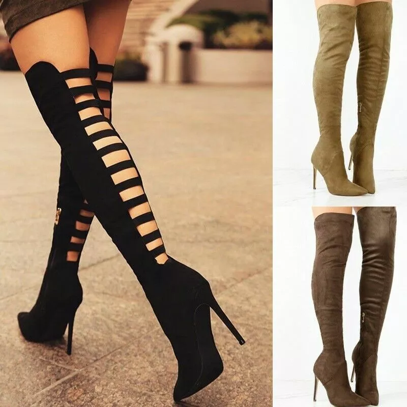Sexy black boots 2025 for women