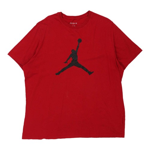 Jordan T-Shirt - 2XL Rot Baumwolle