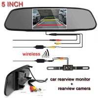 5car Rear View Monitor + Wireless Night Vision Waterproof Car Back Up Camera 5car Rear View Monitor + Wireless Night Vision Waterproof Car Back Up Camera