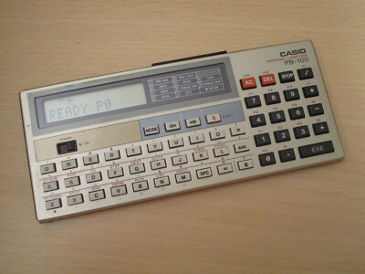 CASIO PB-100 vintage PC - Personal Pocket Computer aus den 80er Jahren