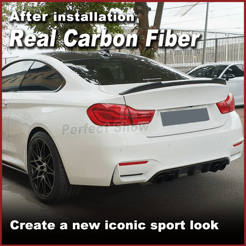 Alerón de carbono para BMW Serie 4 F82 M4 15-20 Coupe alerón trasero borde demolición el dedo trasero - Imagen 3 de 12