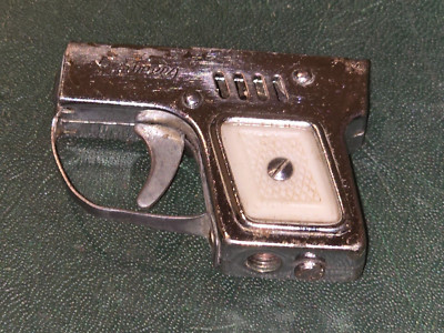 Benzinfeuerzeug in Pistolenform Partners Vintage 80er Jahre