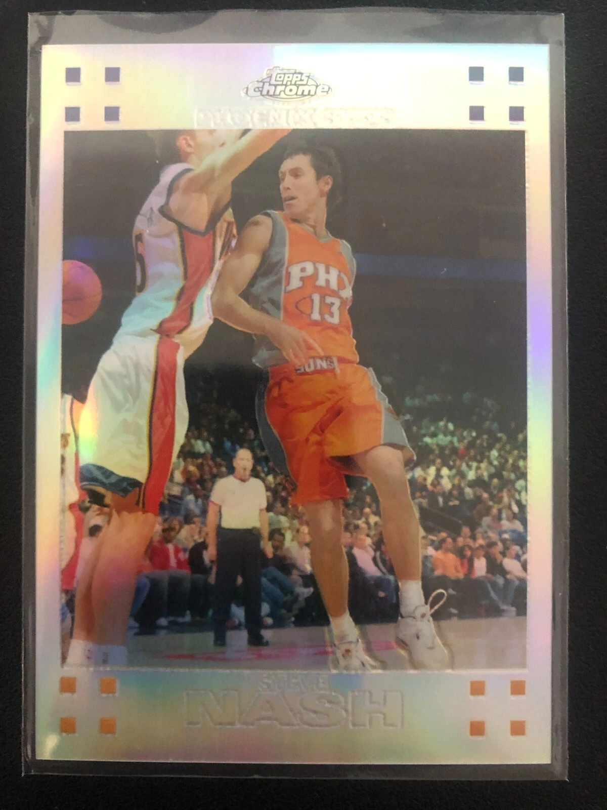 2007-08 Topps Chrome Refractor #13 Steve Nash Phoenix Suns /999