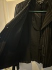 My Michelle Black W/ Pink Pin Stripes Women's Size 7/8 Suit Jacket ONLY Vintage — photo 8