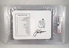 Jack Nicklaus Signed Masters ScoreCard 5 PSA/DNA 17 COA