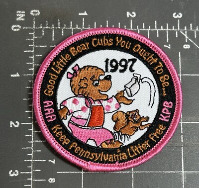 Patch Vintage 'Keep Pennsylvania Beautiful' – Adopt A Highway X Berenstain Bears 1997