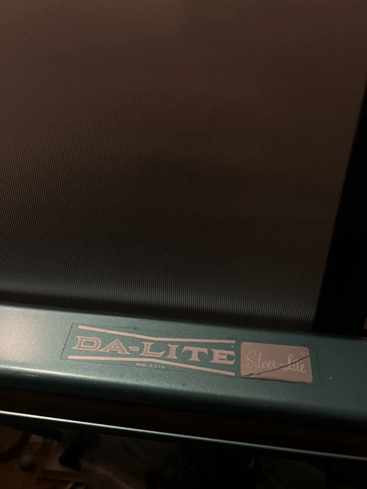 Da-Lite Silver Pacer Vintage 40"x40" Portable Projector Projection Screen Tripod - Image 2 of 2