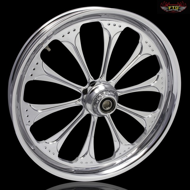 Harley Davidson Electra Glide 21" Inch Chrome Wheel "Wizard" Harley