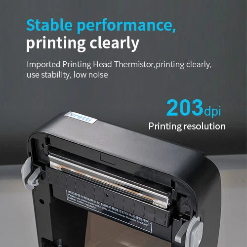 Vretti Versand Etikettendrucker Thermodrucker WiFi+USB 203DPI für DHL GLS DPD - Bild 9 von 14
