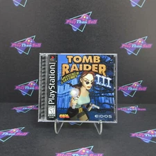 Tomb Raider III 3 PS1 PlayStation 1 + Reg Card Complete  - 1 Year Warranty EX ..