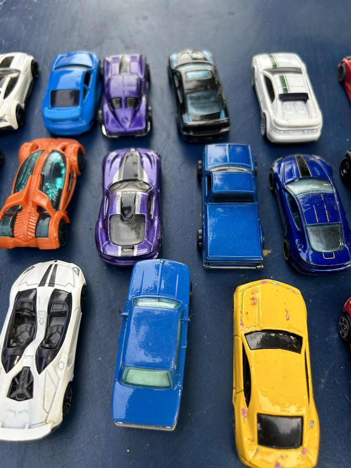  lote hot wheels metal fundido veículos de brinquedo usado 