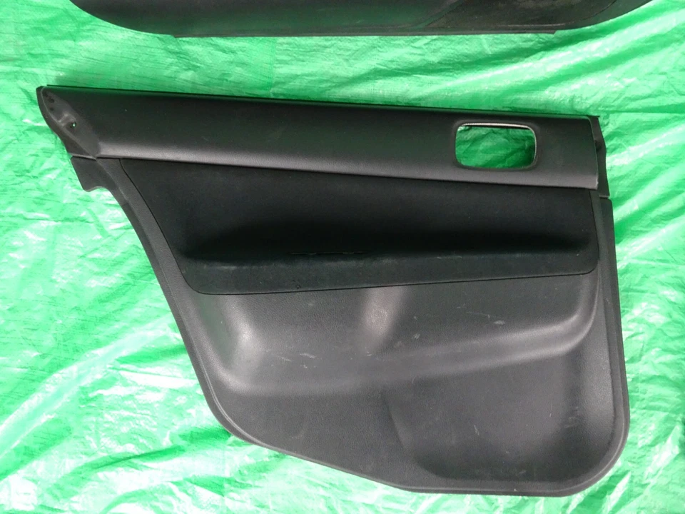 03-06 三菱 Lancer Evolution Evo 8 9 室内门板卡套装黑色 — 第 3/4 张图片