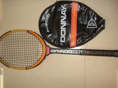 Vintage Donnay Allwood Bjorn Borg Tennis Racquet Made In Belgium
