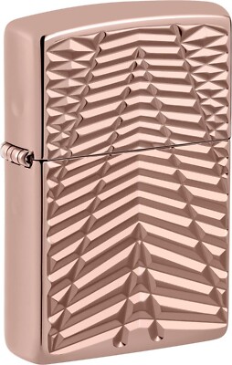 ZIPPO - BENZIN - FEUERZEUG - ARMOR  CASE ROSE GOLD PATTERN - 60006897 -