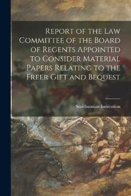 Report of the Law Committee of the Board of Regents Appointed to Consider