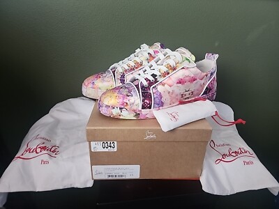 Christian Louboutin Satin Blooming Lois Junior Orlato Flat Size 45