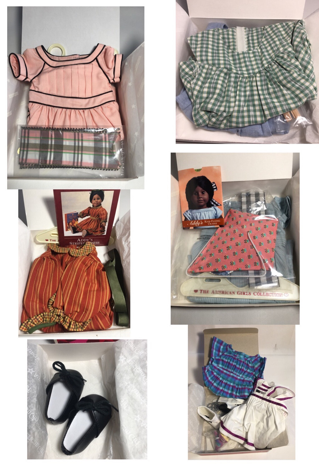 American Girl Pleasant Company Addy Doll With Outfits & Accessories Lot