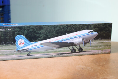 PPC HOLLAND 1:100 DOUGLAS DC-3 - KLM ROYAL DUTCH AIRLINES - NEU & UNMONTIERT