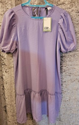 H&M Divided Kleid Flieder/Pastell Lila Neu mit Etikett