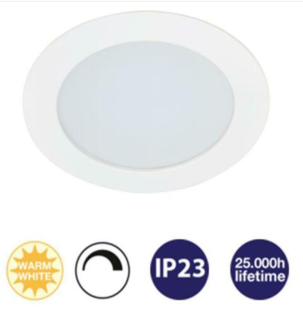 Faretto LED Briloner 20W Dimmerabile | Luce 2000LM Bianco Ø18,8cm