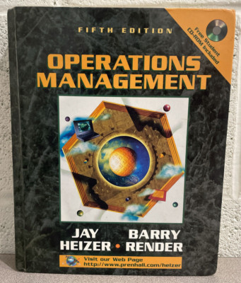 Operations Management Fifth Edition Book By Jay Heizer & Barry Render BOOK ONLY