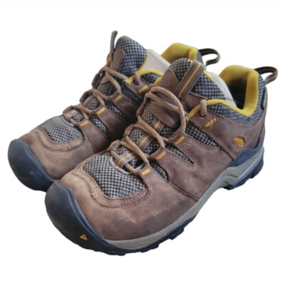Keen Gypsum II Shoes Mens 7.5 Brown Leather Waterproof Lace  display picture 3