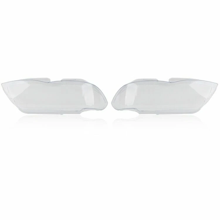 Par de cubiertas de cristal de faros para BMW X5 E53 530i 544i 2004-2006 Foto 2 de 4