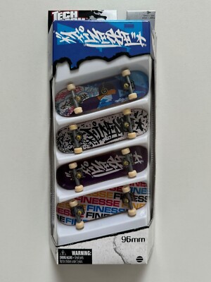 Tech Deck Fingerboard 4er Set Rarität FINESSE neu und OVP