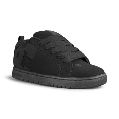 DC Court Graffik Chaussures De Skate - Noir/Noir/Noir - Photo 1/4