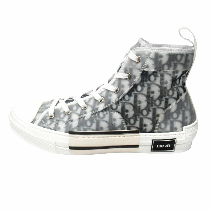 Baskets montantes homme 11,5 US Dior Oblique B23 chaussures coupe trotteur logo technique F