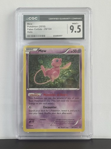 Mew graded CGC 9.5 for sale on eBay