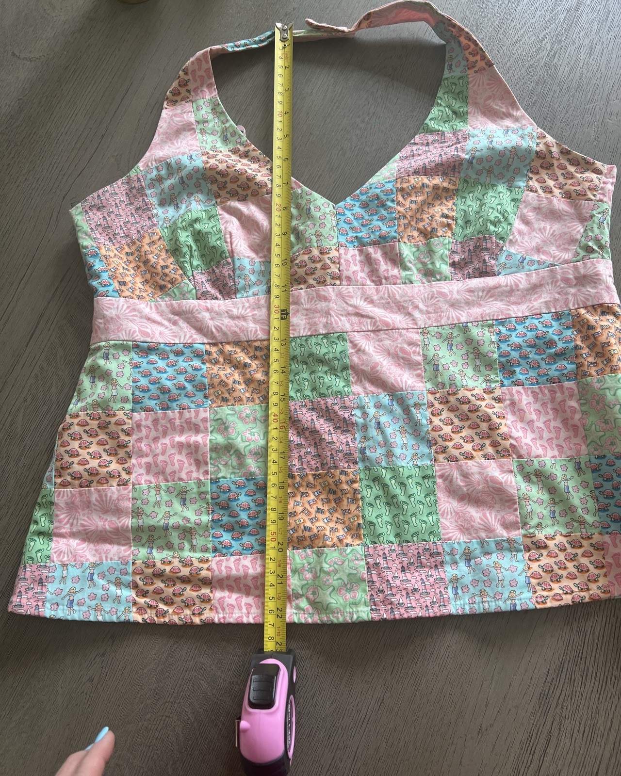 Vineyard Vines Halter Top Patchwork Haven Beach T… - image 3