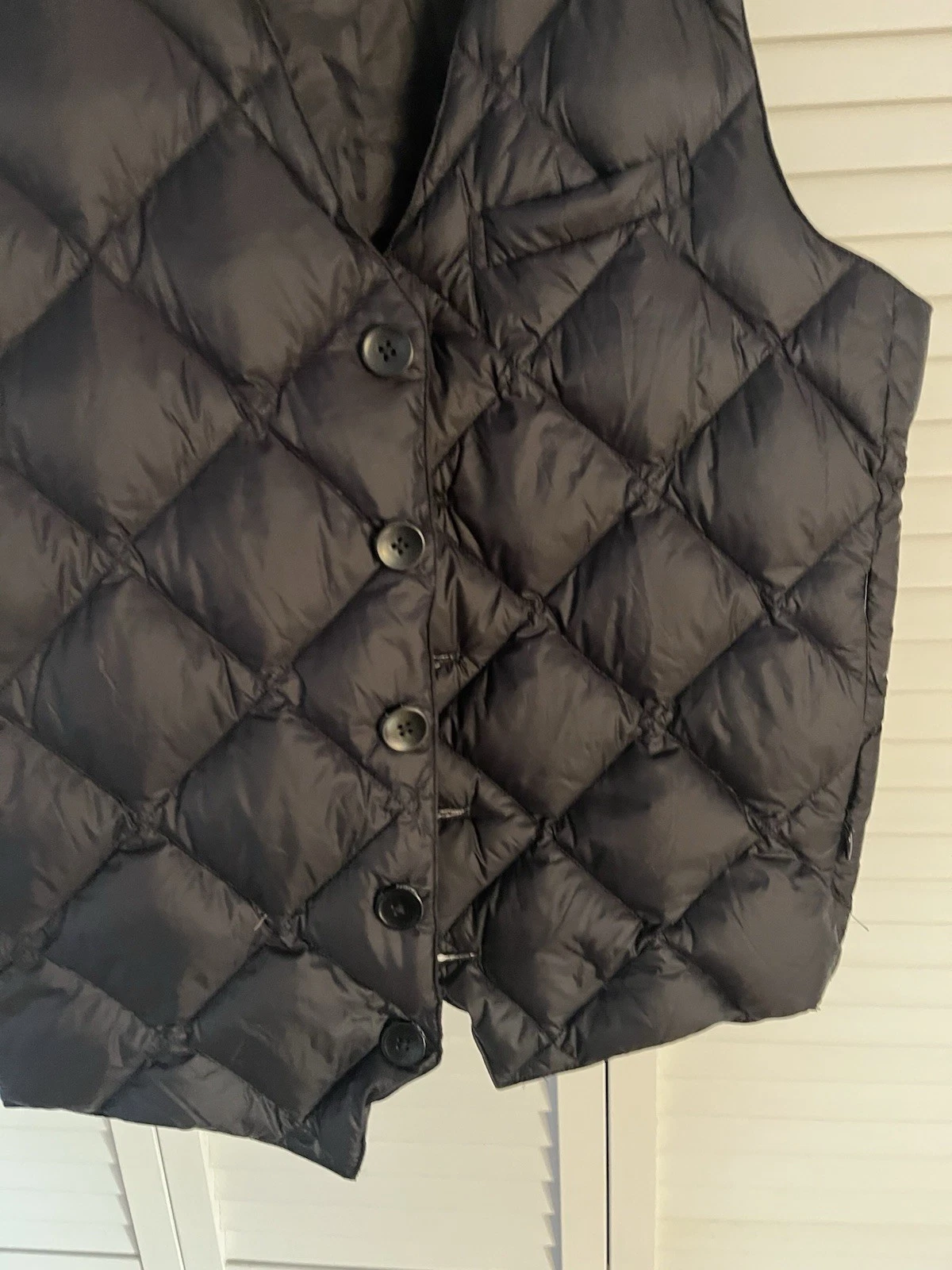 TAION City Line For Formal & Business Down Dress Vest Black Sz Asia L US Medium - product detail image 14