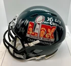 Philadelphia Eagles Josh Sweat Signed Super Bowl LIX Mini Helmet Beckett COA