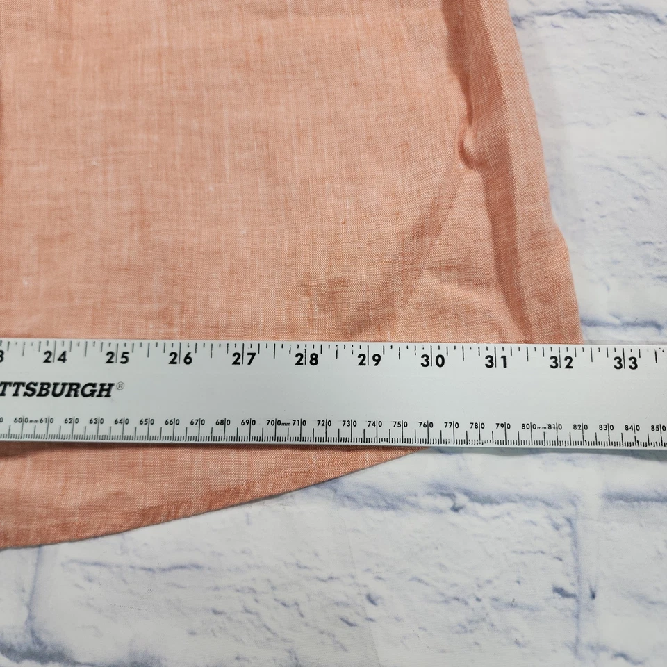 Jos A Bank Travelers Collection PARA HOMBRES 3XB Camisa Manga Corta Melocotón 100% Lino Foto 4 de 4